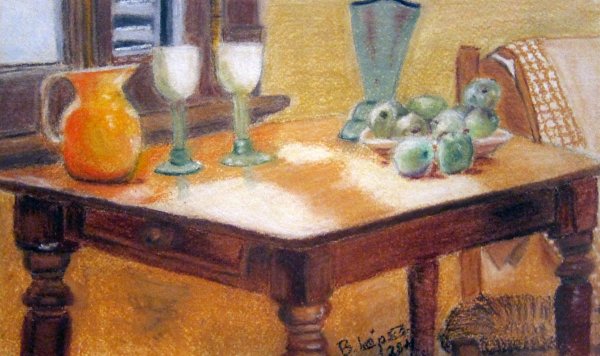 Lápiz tiza sobre papel &raquo; 20 x 30 cm