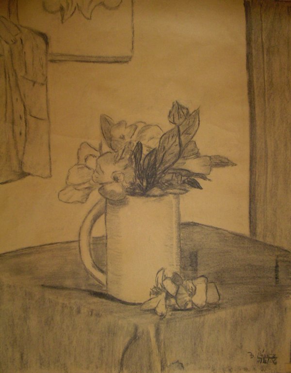 Carbonilla sobre papel misionero &raquo; 50 x 40 cm