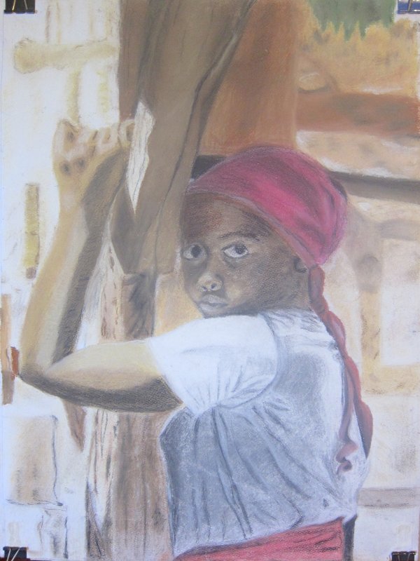 Lápiz tiza sobre papel &raquo; 50 x 35 cm