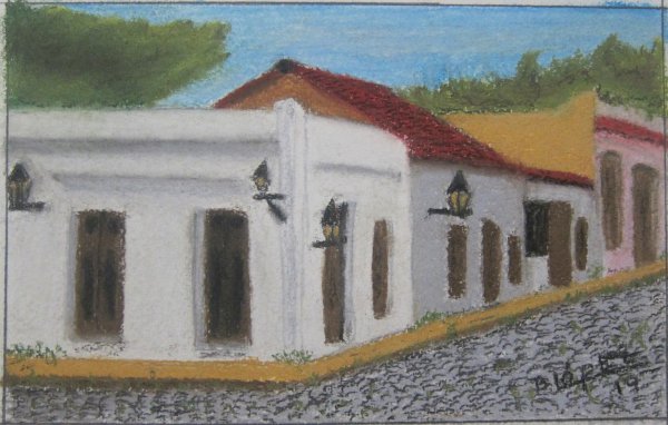 Lápiz tiza sobre papel &raquo; 14 x 22 cm