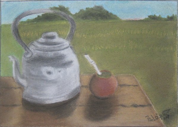Lápiz tiza sobre papel &raquo; 20 x 28 cm