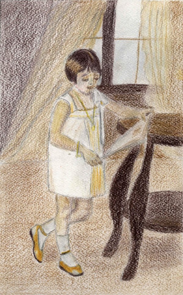 Lápiz polychromos sobre papel &raquo; 27 x 17 cm