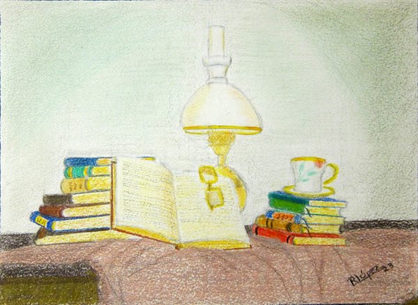 Lápiz polychromos sobre papel &raquo; 22 x 30 cm