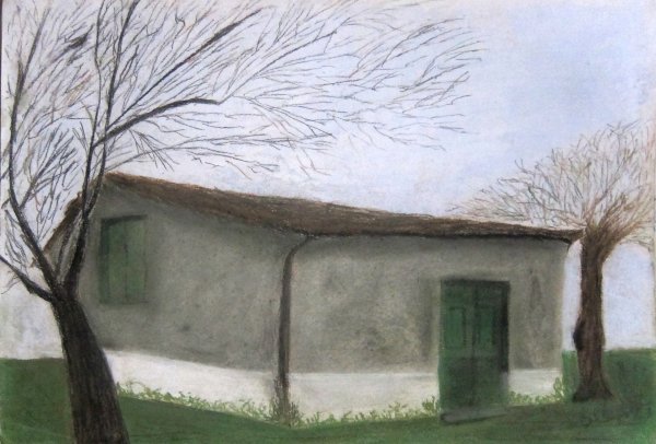 Lápiz tiza sobre papel &raquo; 34 x 50 cm