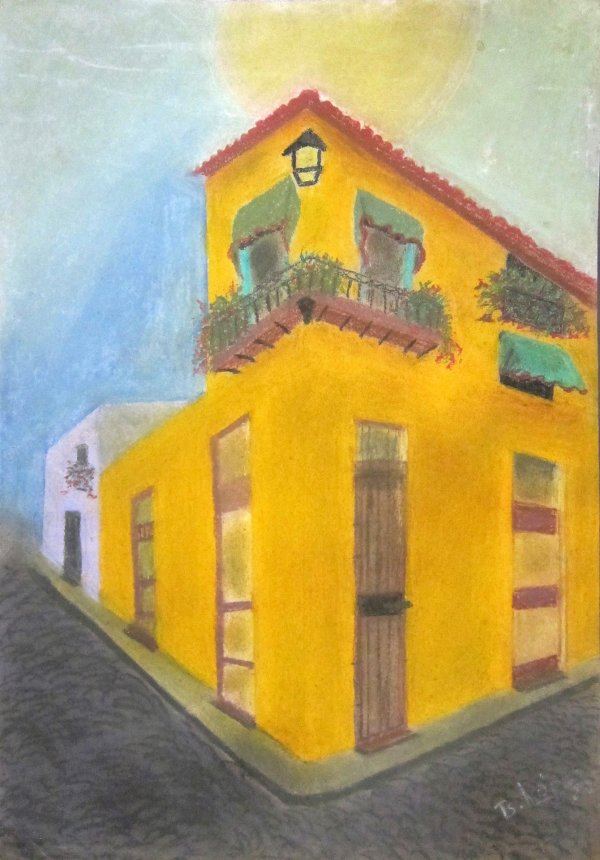 Lápiz tiza sobre papel &raquo; 50 x 34 cm