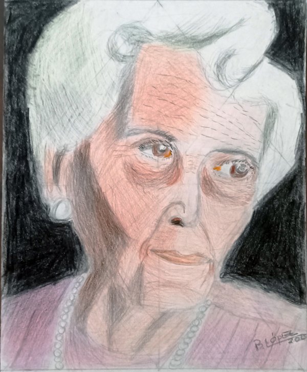 Lápiz polychromos sobre papel &raquo; 32 x 22 cm