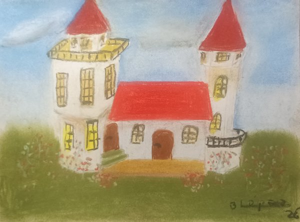 Pastel tiza sobre papel &raquo; 20 x 30 cm