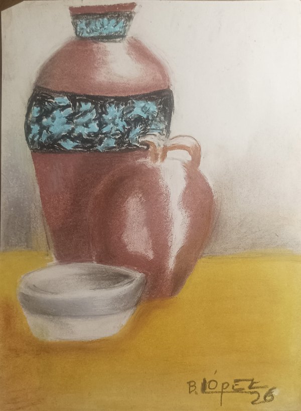 Pastel tiza sobre papel &raquo; 30 x 20 cm